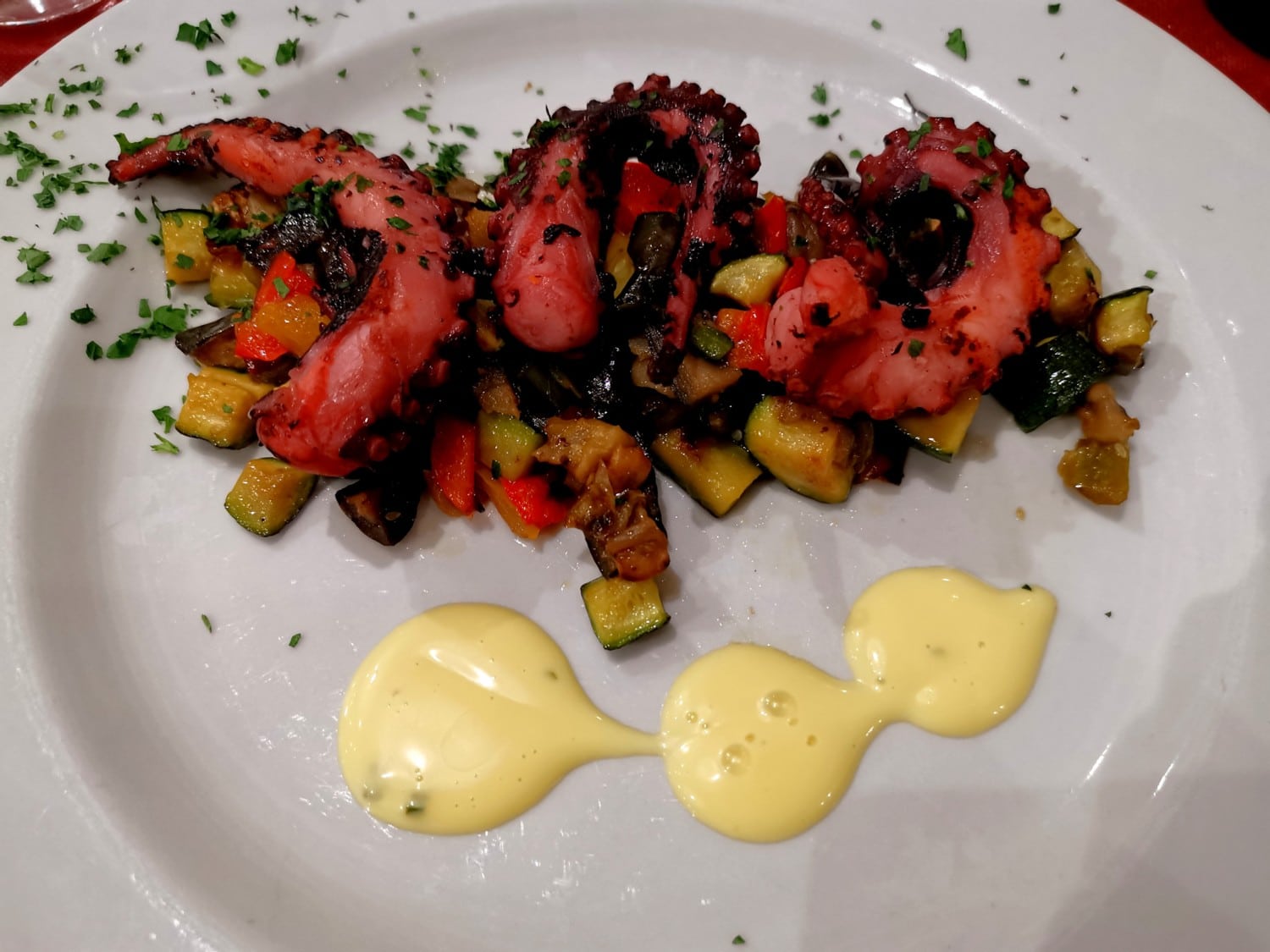 polpo alla griglia