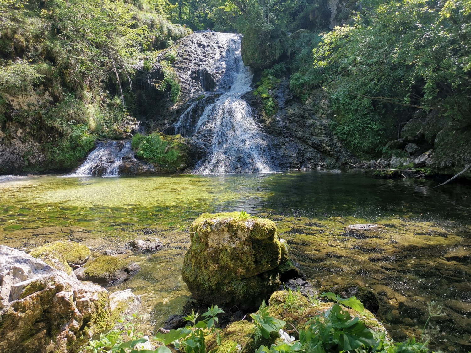 Fontanon di Goriuda - scata bassa Fontanon di Goriuda - cascata bassa