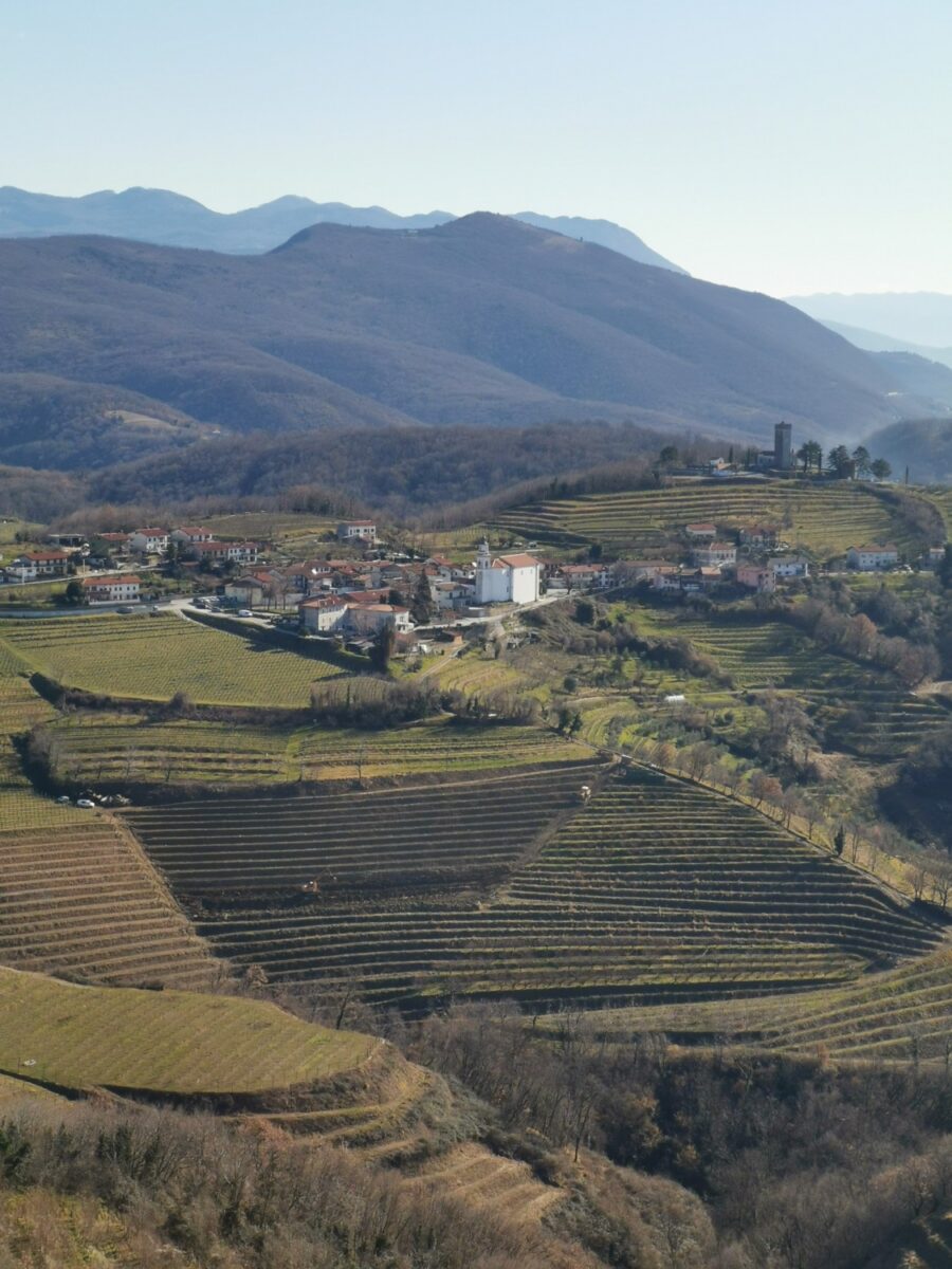 Vista dalla torre di Gonjače