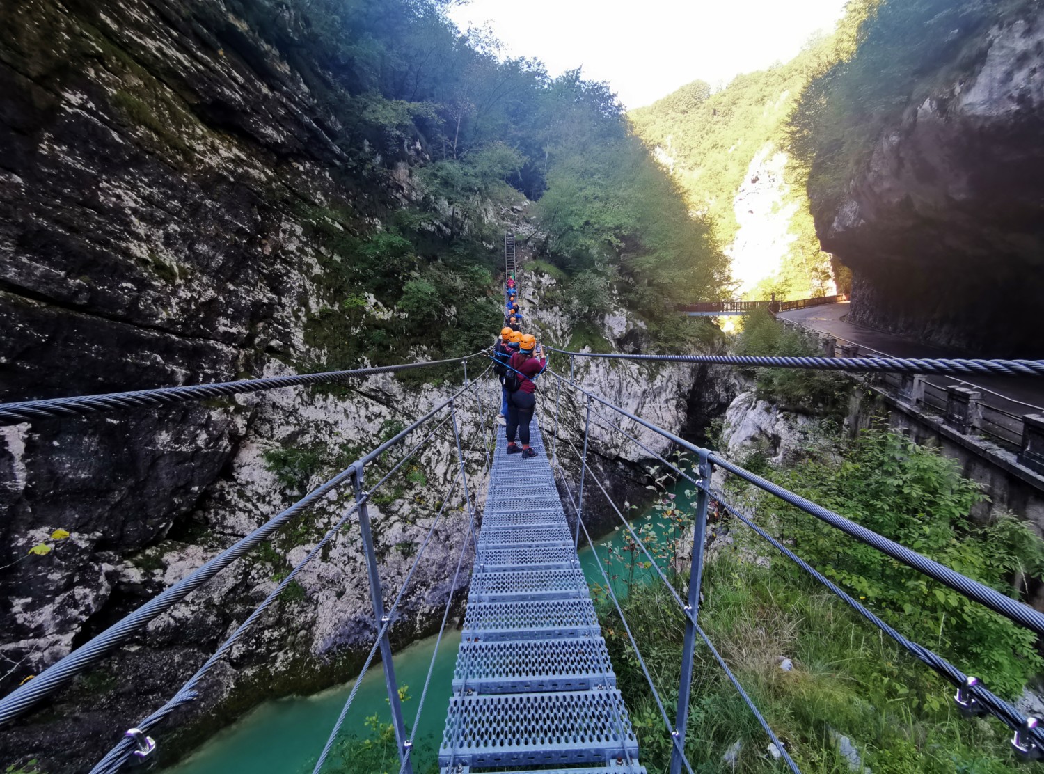 L'escursione sul Ponte Tibetano
