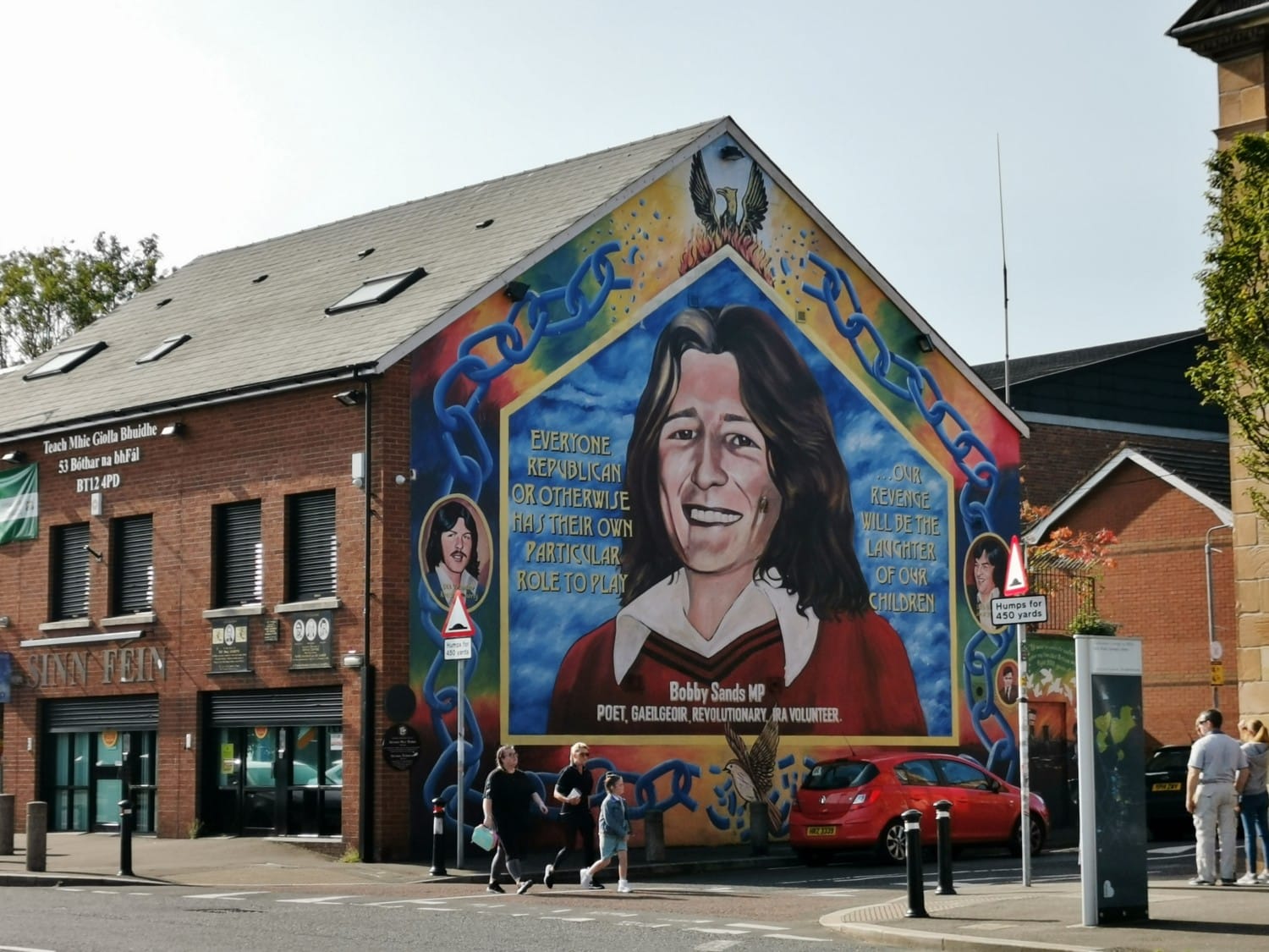 Il murale dedicato a Bobby Sands Il murale dedicato a Bobby Sands