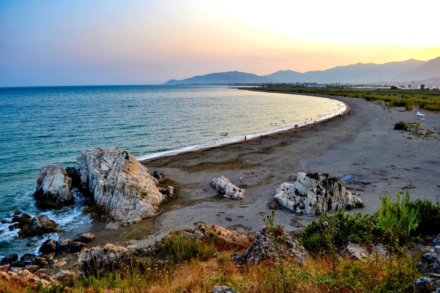 La spiaggia del Castello di Mamure