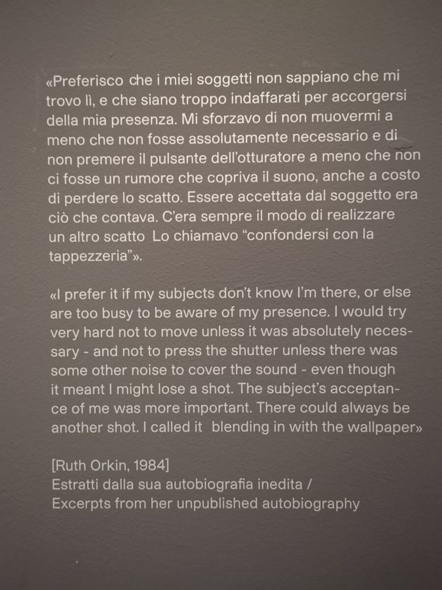 Un estratto dall'autobiografia inedita di Ruth Orkin