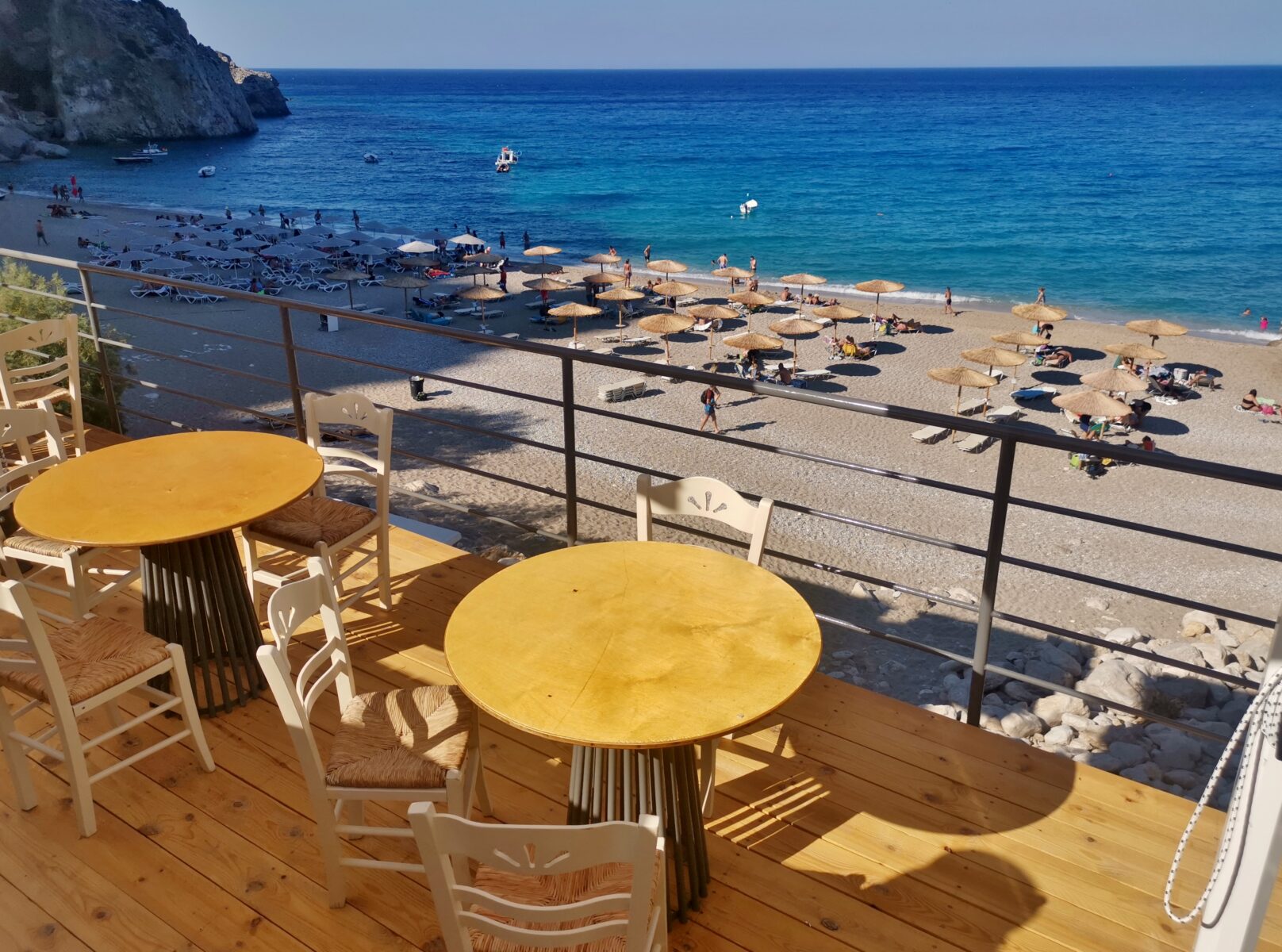 La spiaggia di Kira Panagia La spiaggia di Kira Panagia