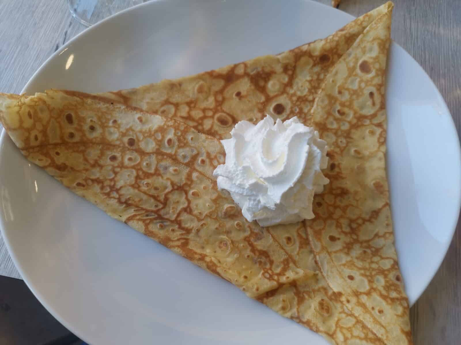 crepe con crema al limone
