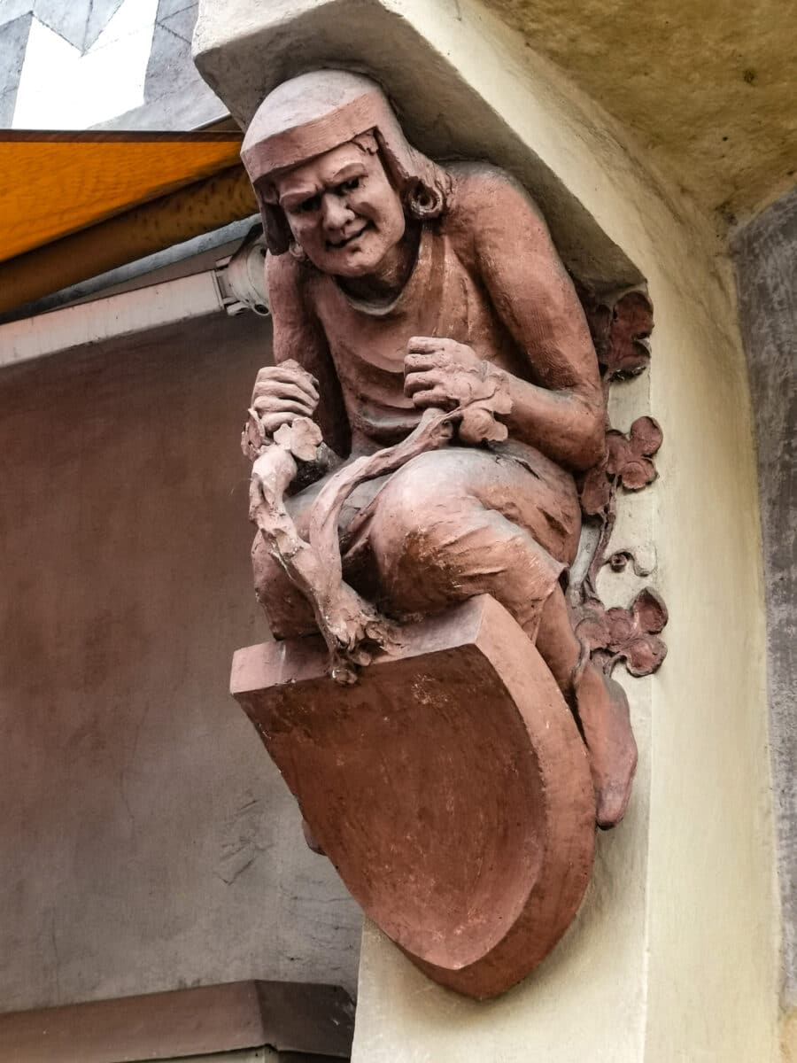 Deattaglio di un palazzo di Merano Deattaglio di un palazzo di Merano