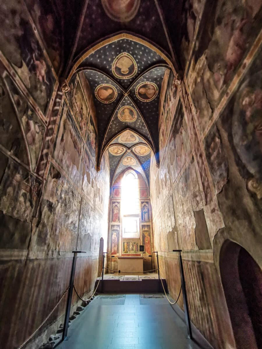 La cappella di San Giovanni nella chiesa dei domenicani