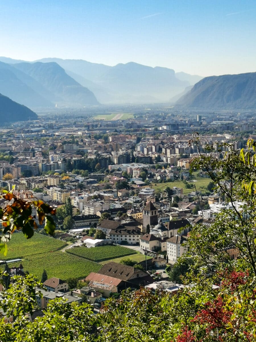 Panorama dal sentiero del Guncina