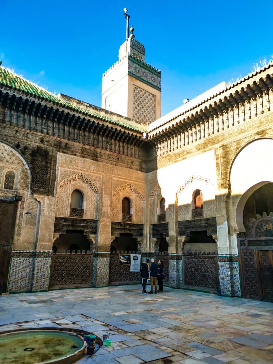 Il minareto della mosche della Medersa