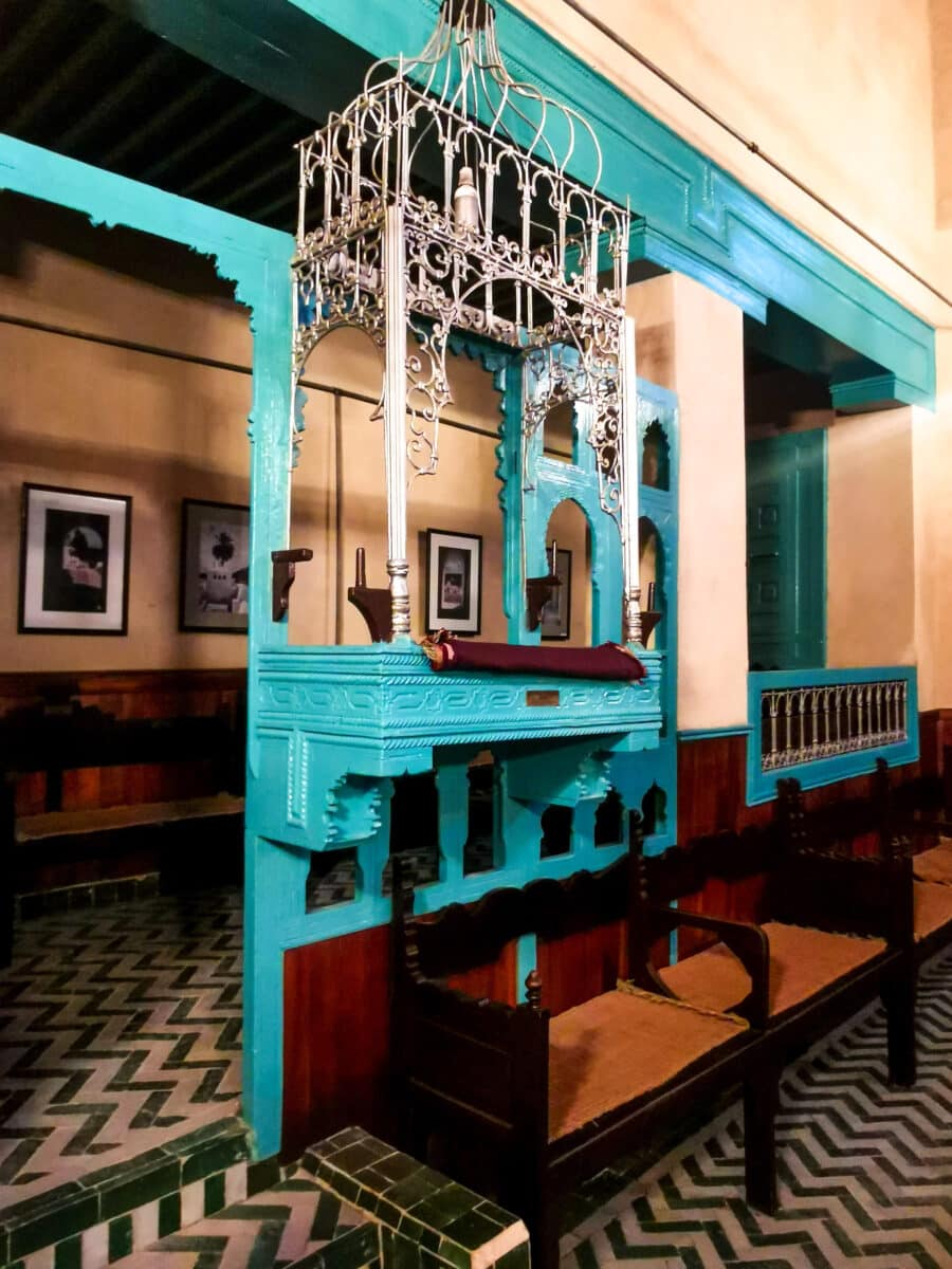 Interno della sinagoga