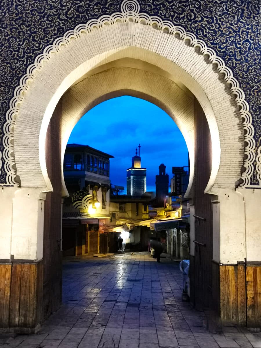 L'arco centrale di Bab Bou Jeloud