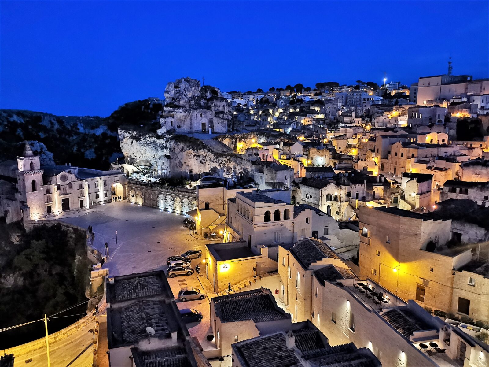 Matera di notte Matera di notte