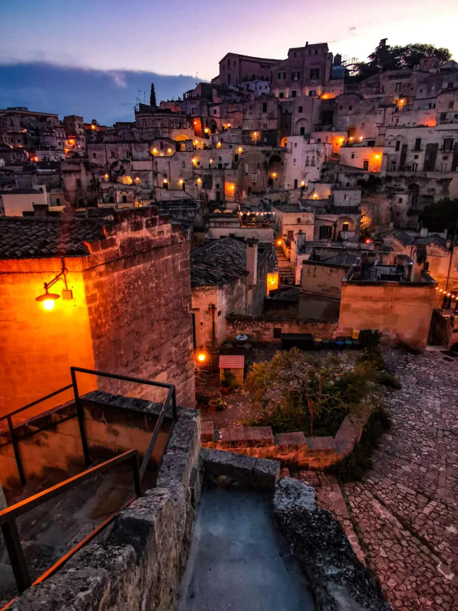 Matera di notte Matera di notte