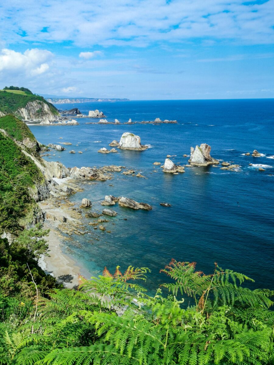 Panorama su Playa del Silencio Panorama su Playa del Silencio