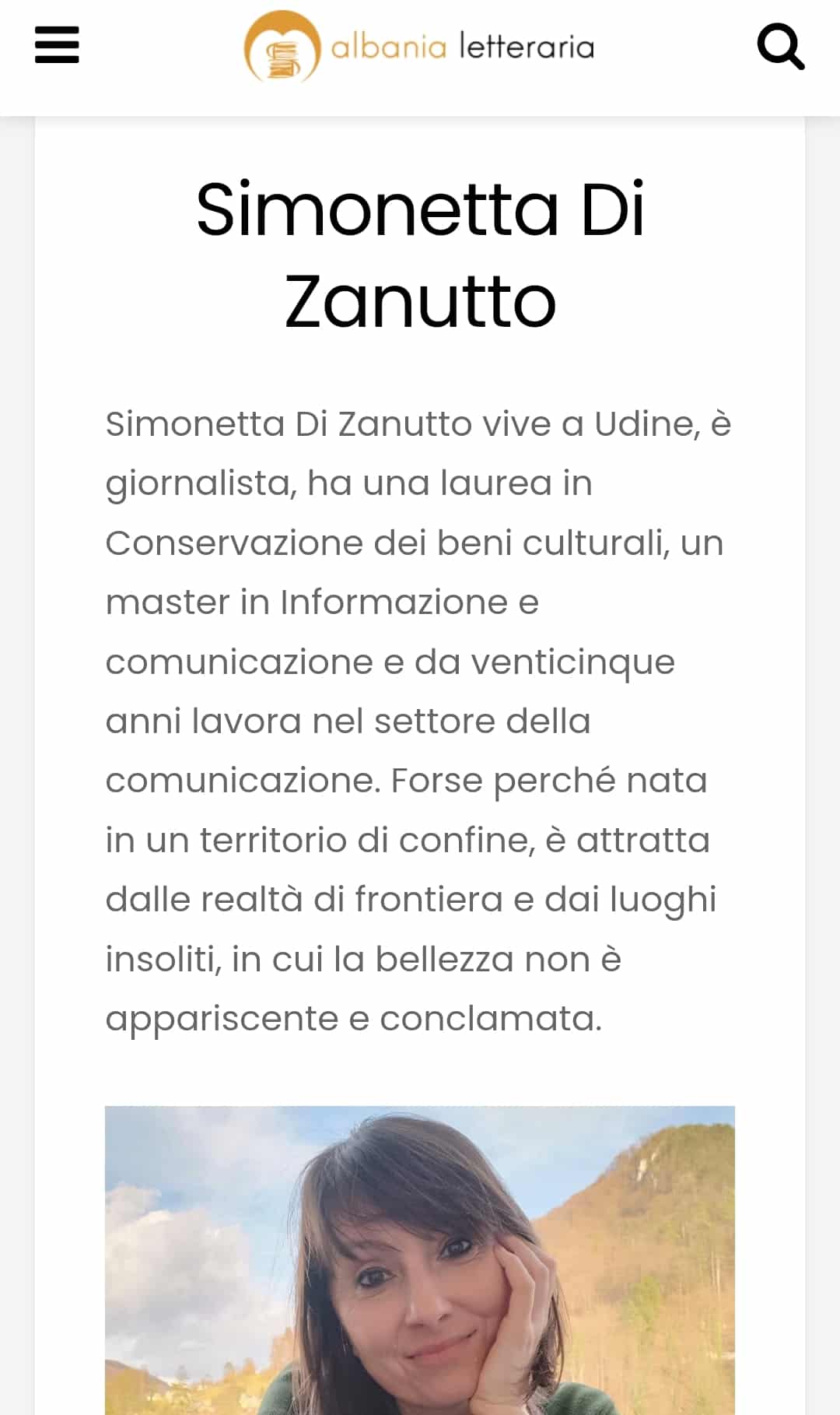 Scheda autrice su Albania letteraria