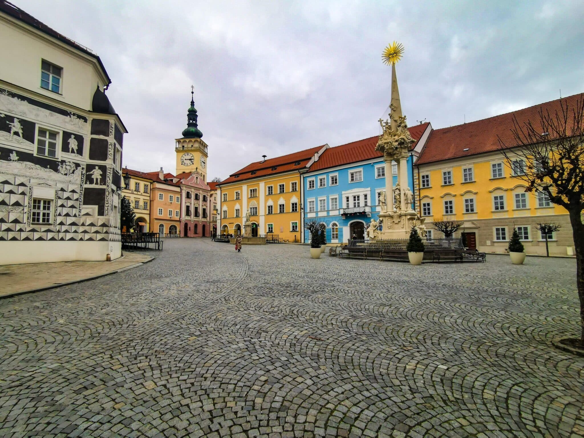La piazza di Mikulov