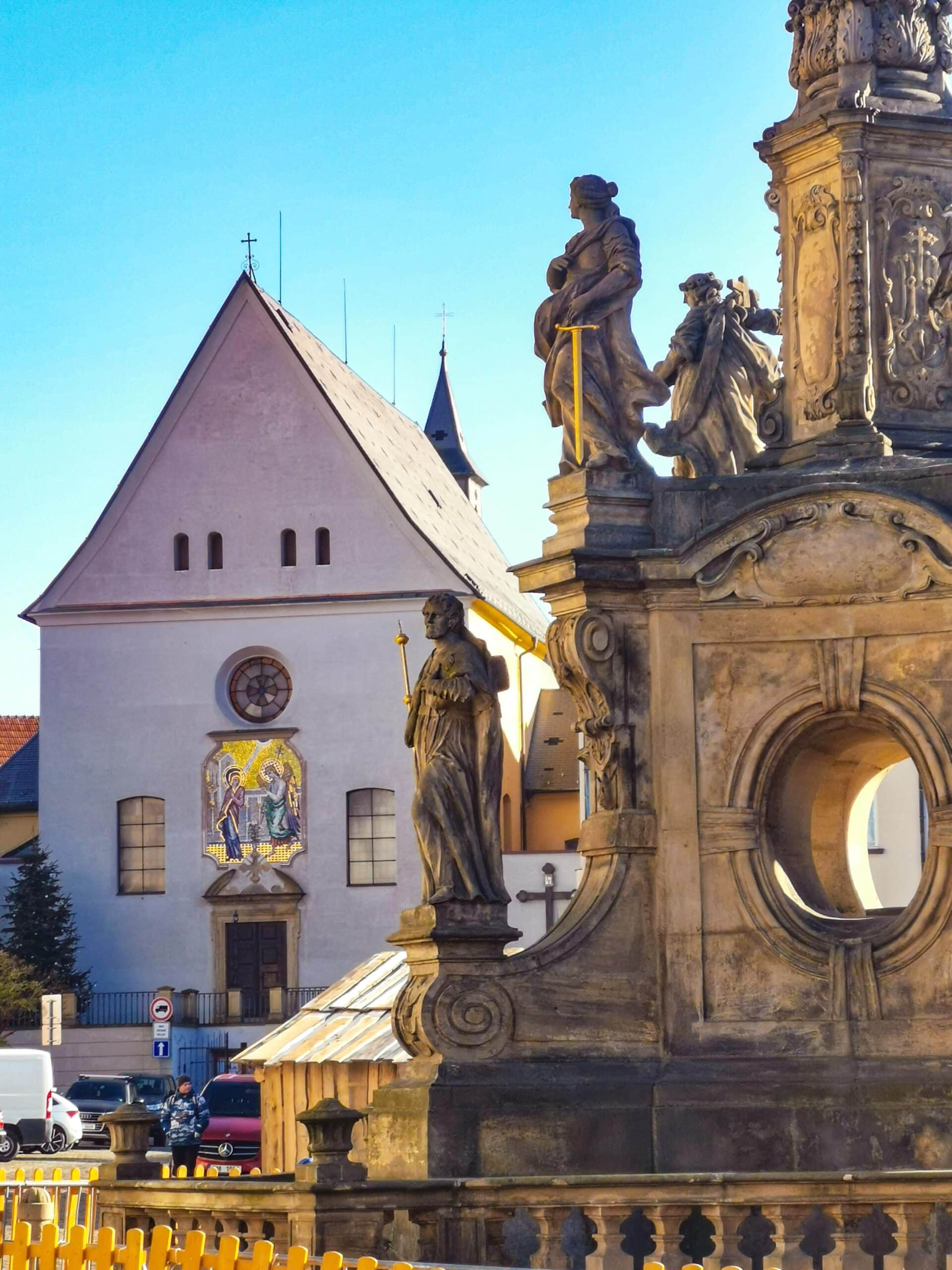 Scorcio della piazza di Olomouc