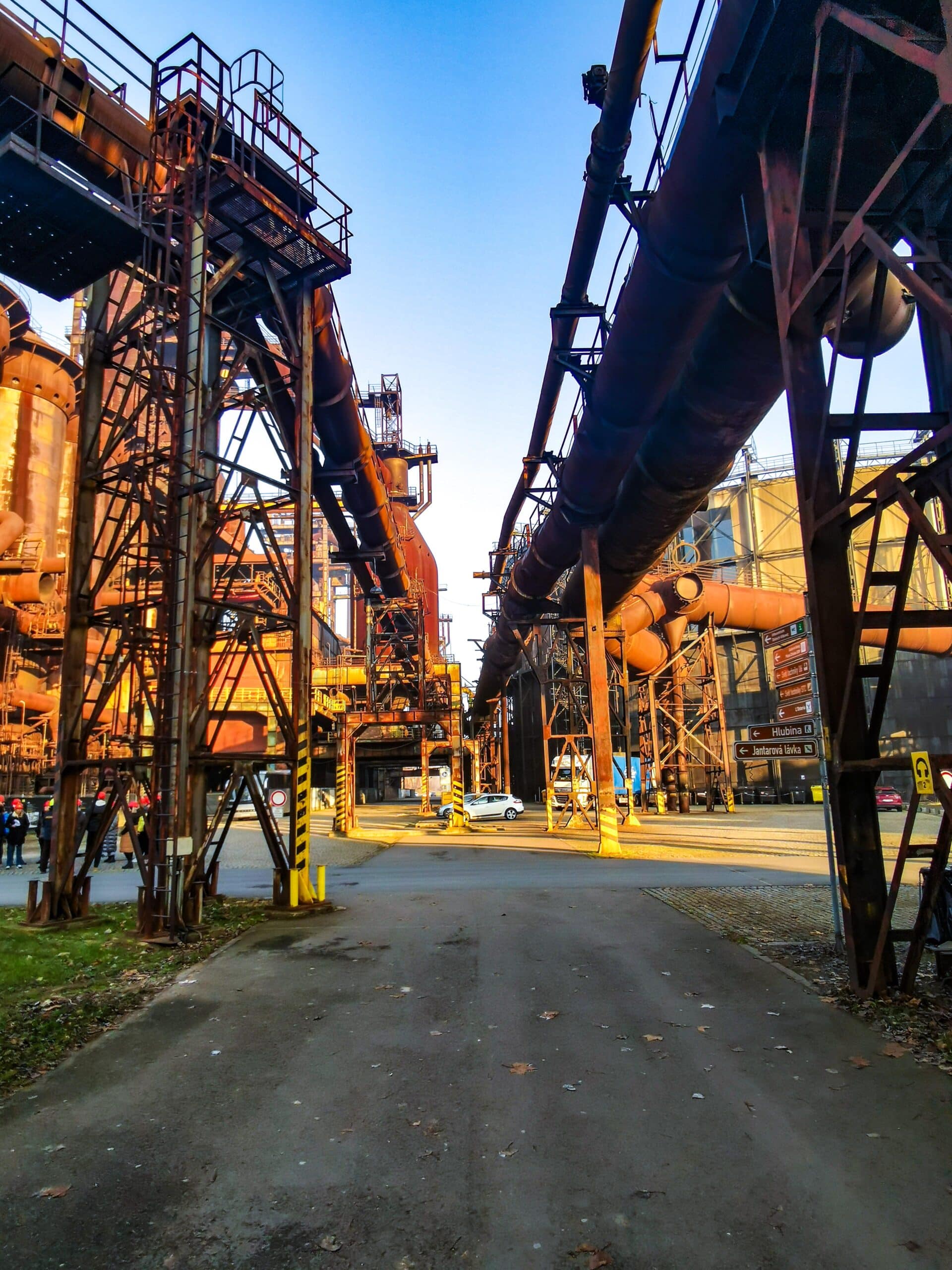 Uno scorcio del sito industriale di Dolní Vítkovice