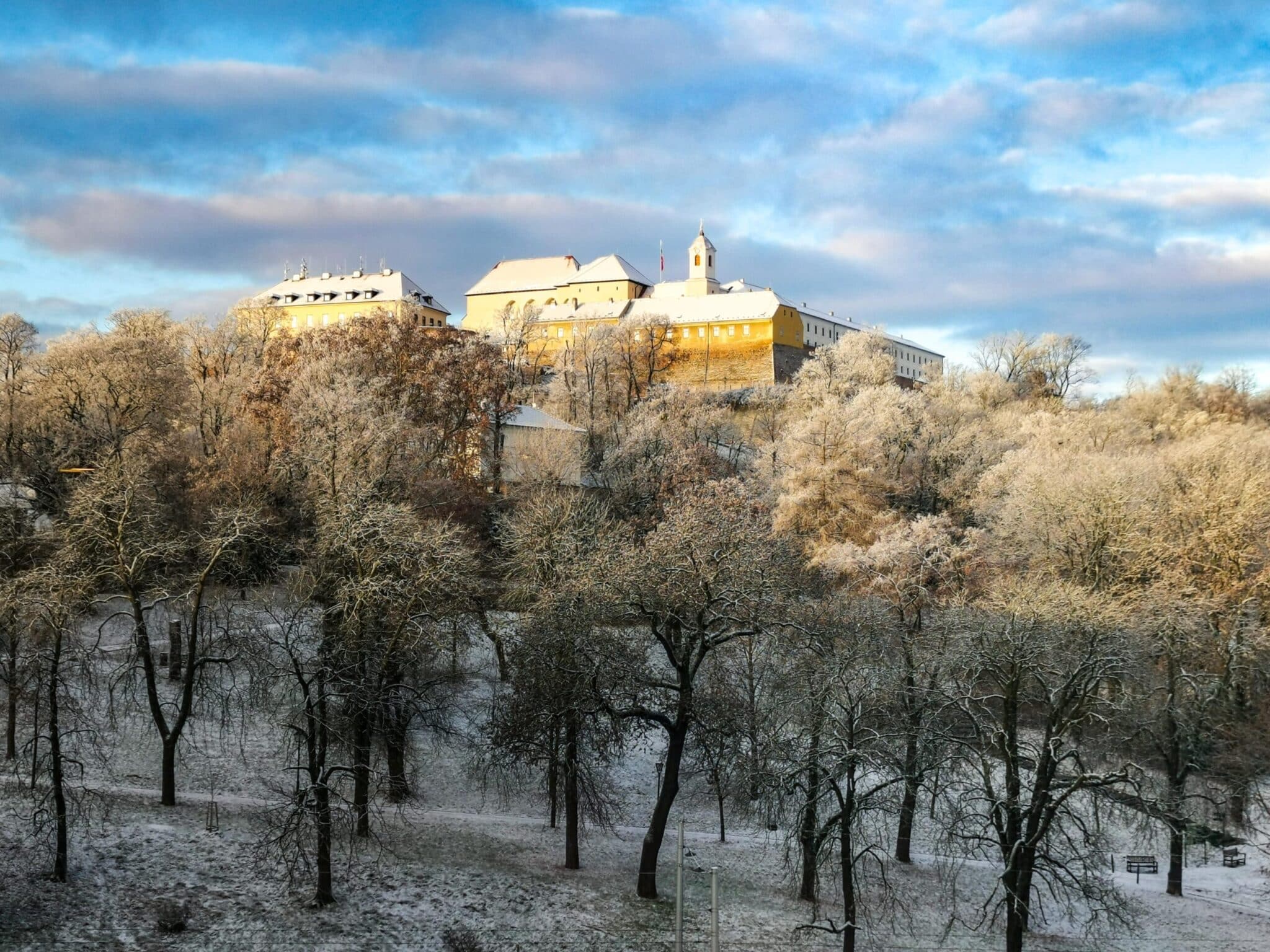 Vista sulla fortezza dello Spielberg
