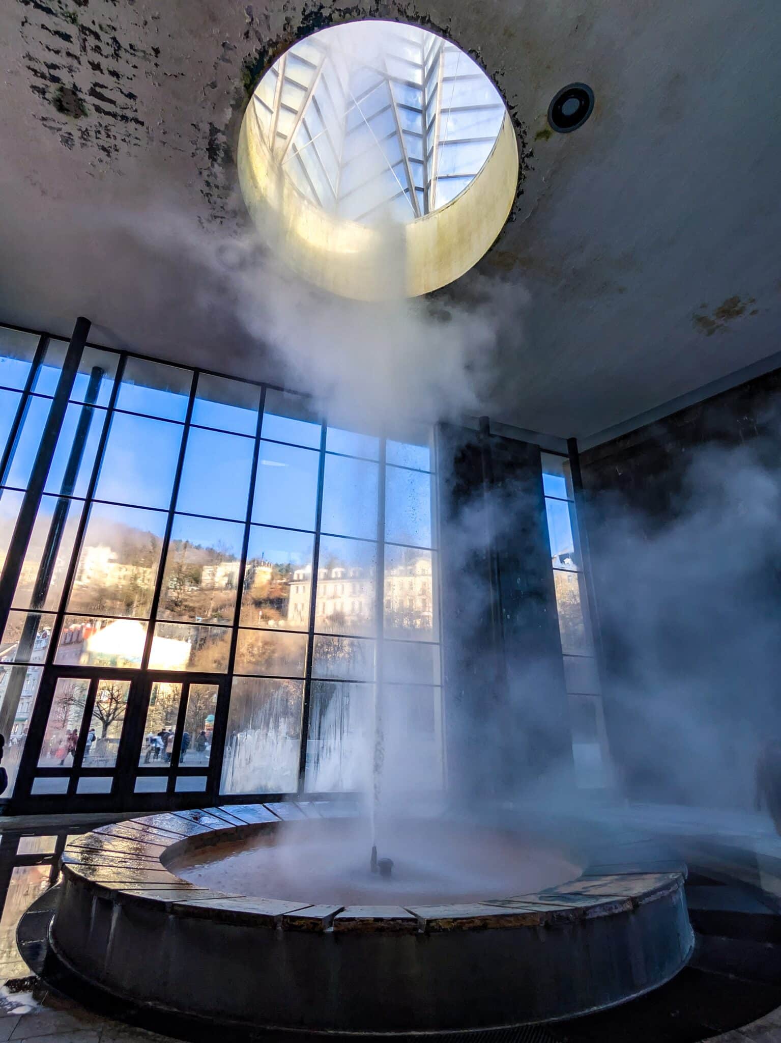 Il geyser Vřídlo Il geyser Vřídlo