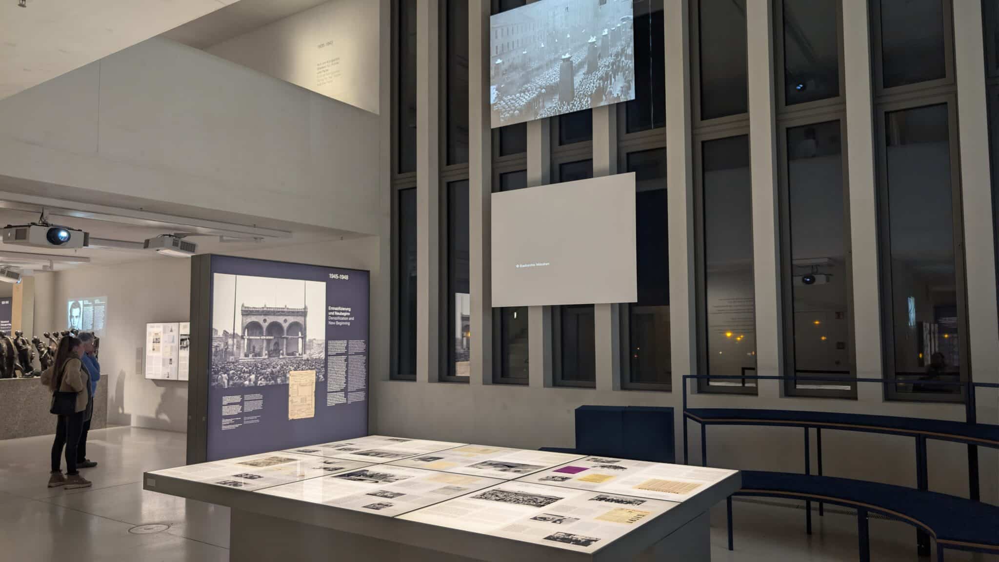 Una delle sale del Il Centro di Documentazione sul Nazionalsocialismo
