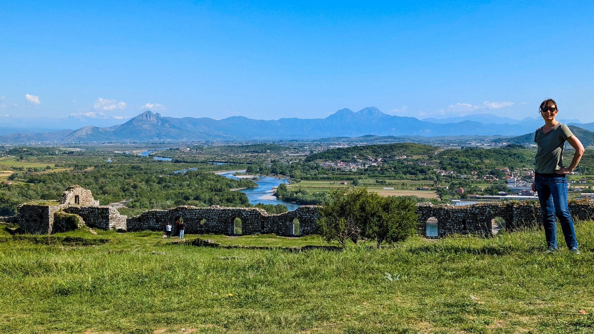 Vista dal castello di Rozafa