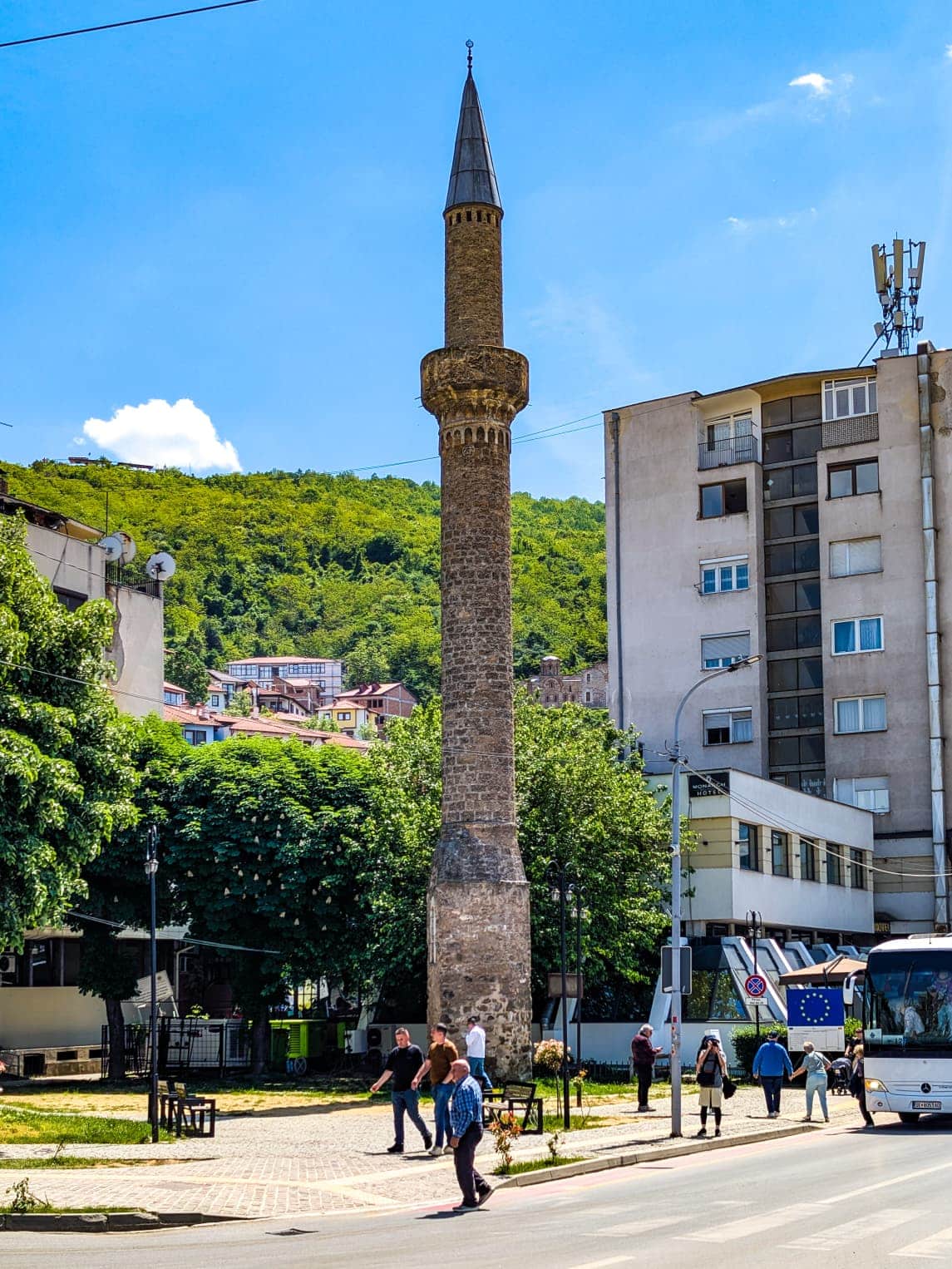 Il minareto sopravvissuto della moschea Arasta