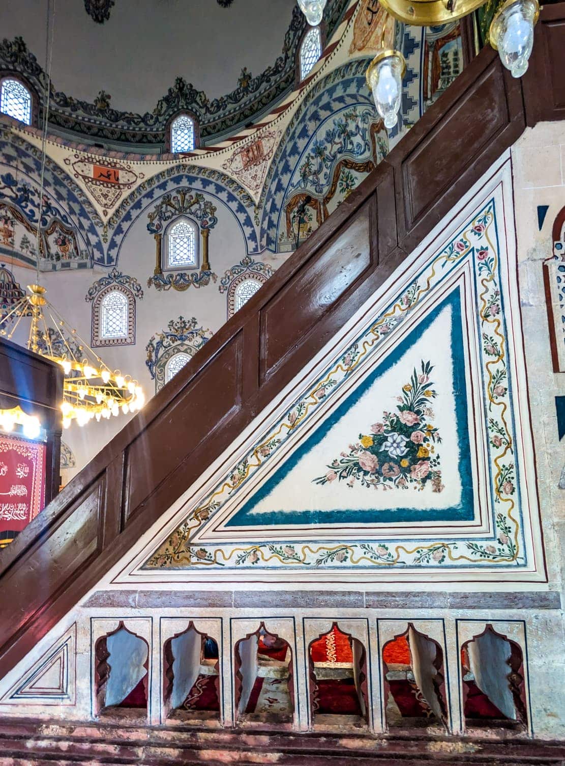 Interni della Moschea Sinan Pash