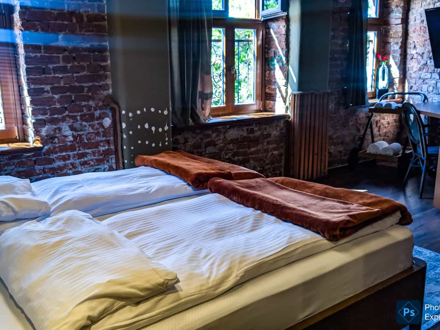 La mia camera al Thea Hotel a Prizren