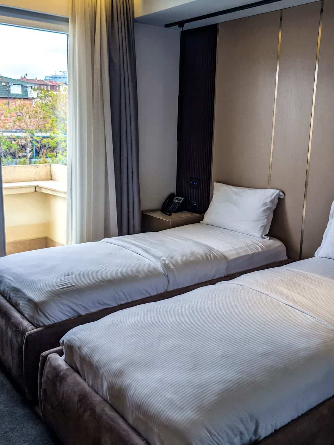 La mia camera all'Emery Hotel